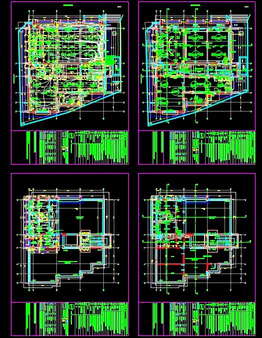 Dance Studio cum Residence AutoCAD DWG- 2 Floors Design